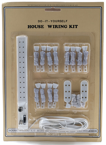 Dollhouse Miniature Wiring Set, 15 Pc.
